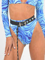 Feeling Blue High Waist Bikini Bottoms