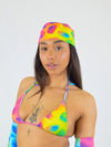 Bandana in Rainbow Cow Print