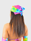 Bandana in Rainbow Cow Print