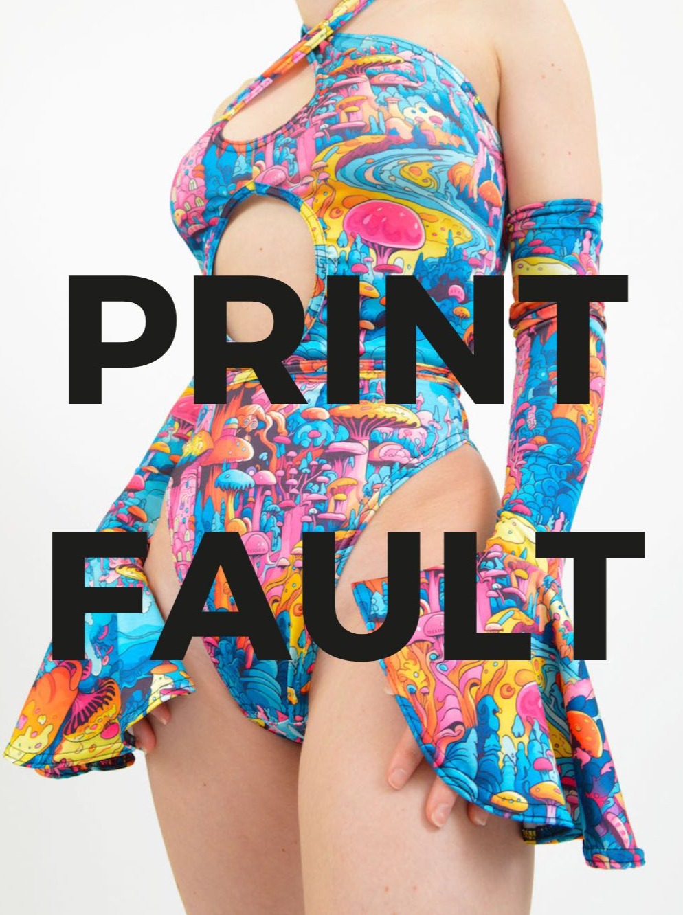 Beyond Wonderland Festival Rave Outfit PRINT FAULT Wonderland