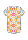 Mens T-shirt in Daisy Print