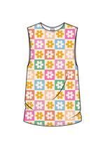 Mens Tank Top in Daisy Print