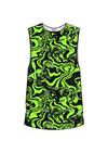 Mens Tank in Black and Green