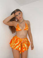 HOT SAUCE MINI WRAP SKIRT